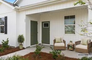 Covered Porch Virtual Staged