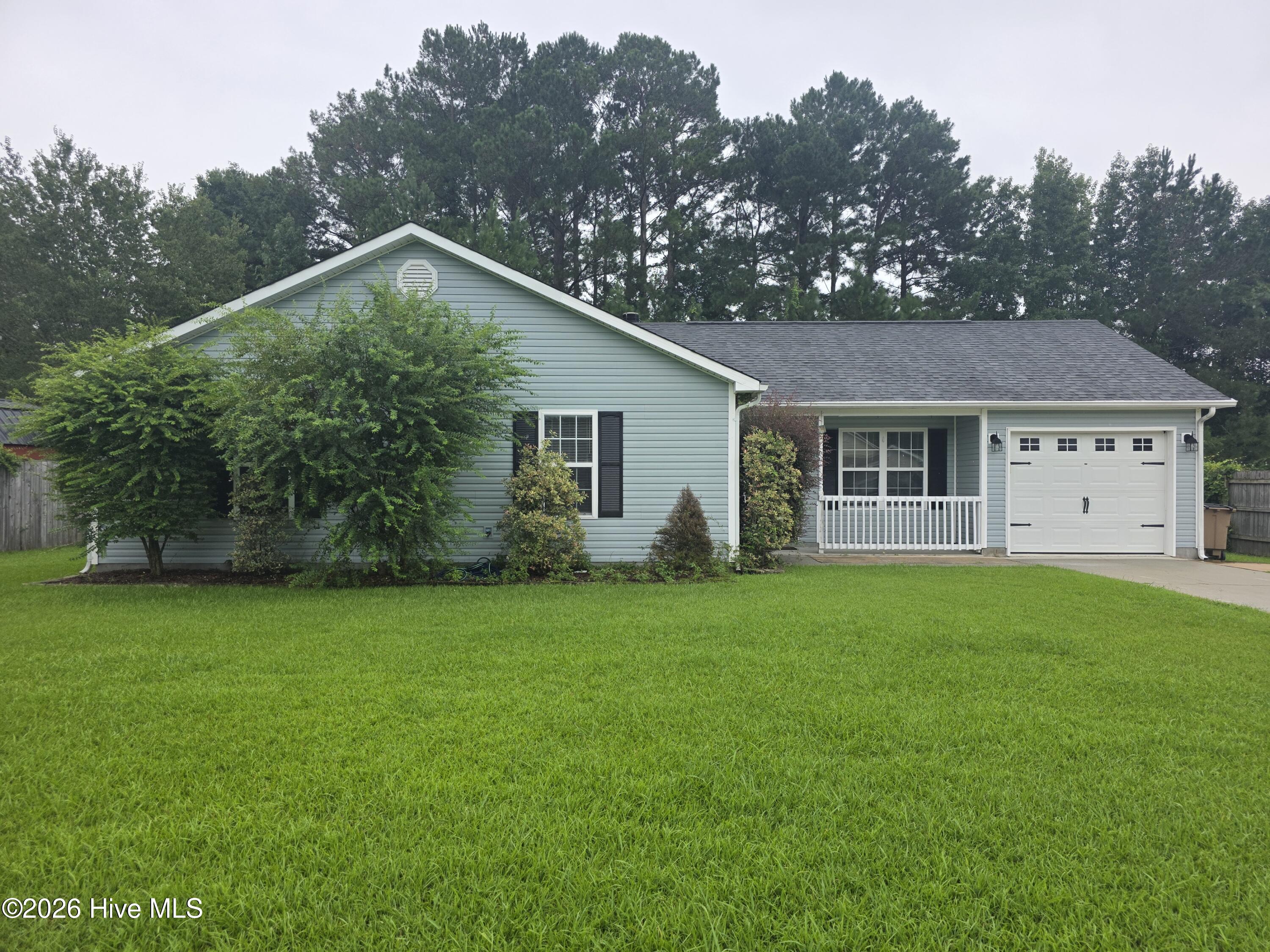 Exterior photo of 212 Quarter Horse Lane, Jacksonville, NC 28546. MLS: 100603768
