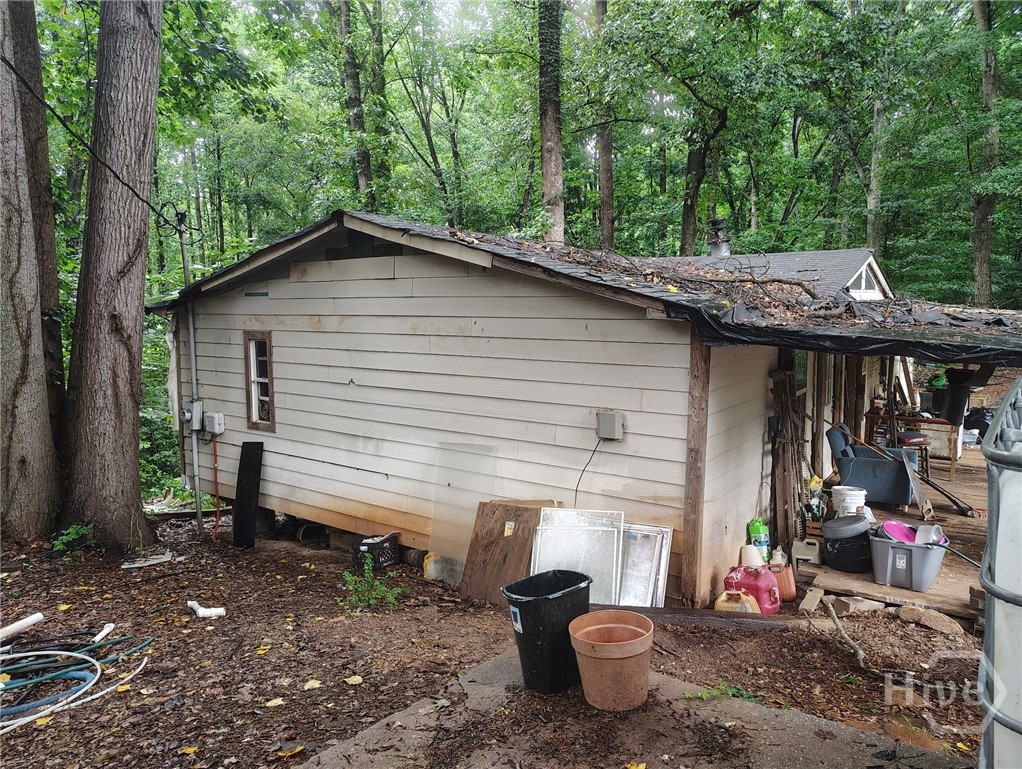 Side of house