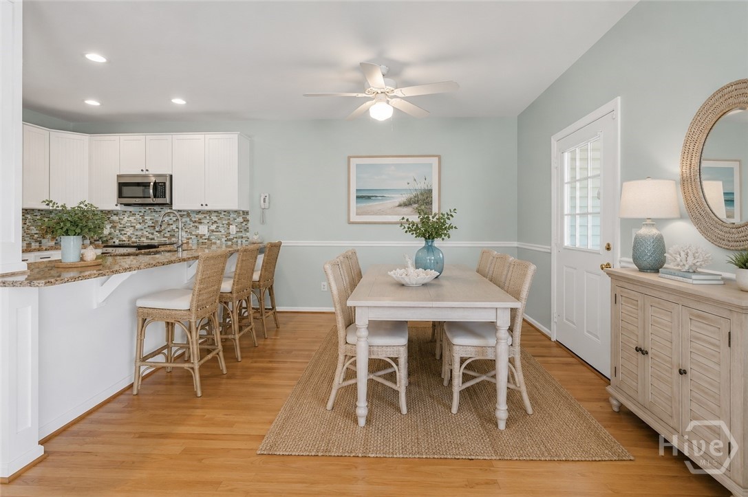 Virtually Staged Dining Room
