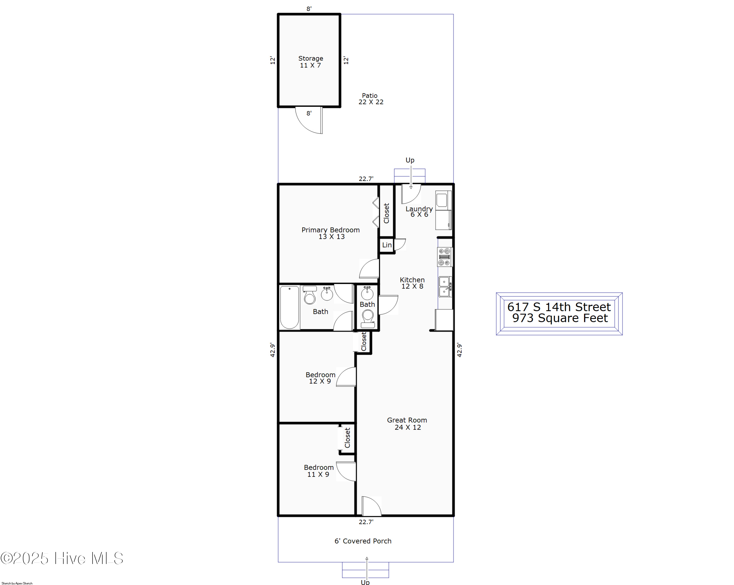 Exterior photo of 617 S 14th Street, Wilmington, NC 28401. MLS: 100544663