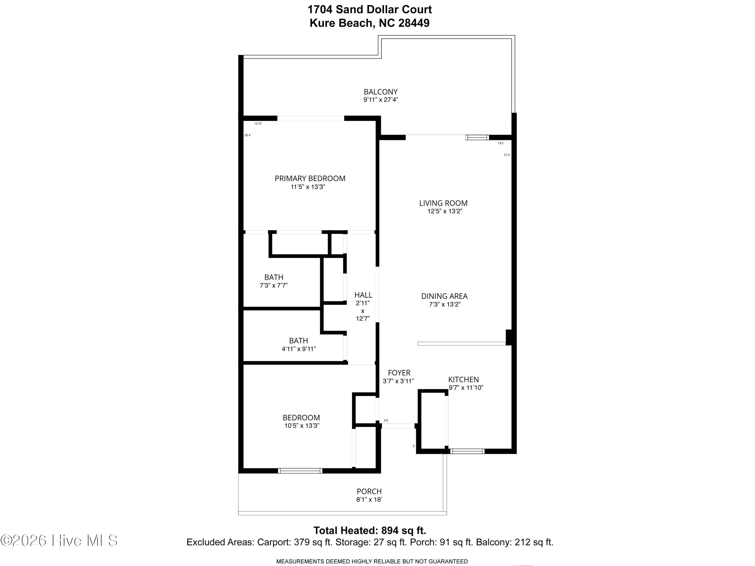 Condo For Sale - 1704 Sand Dollar Court<br/> Kure Beach, NC 28449