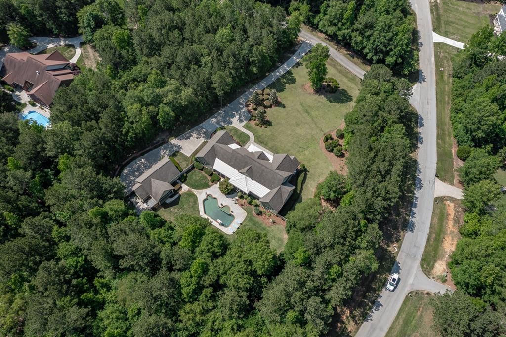 Aerial View of Property from rear
