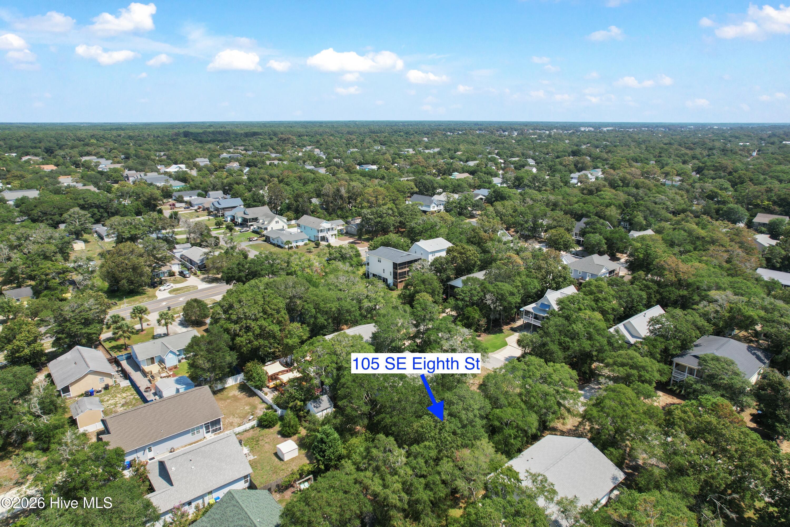 Exterior photo of 105 SE 8th Street, Oak Island, NC 28465. MLS: 100598080