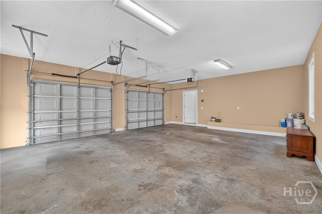 Oversized two car garage