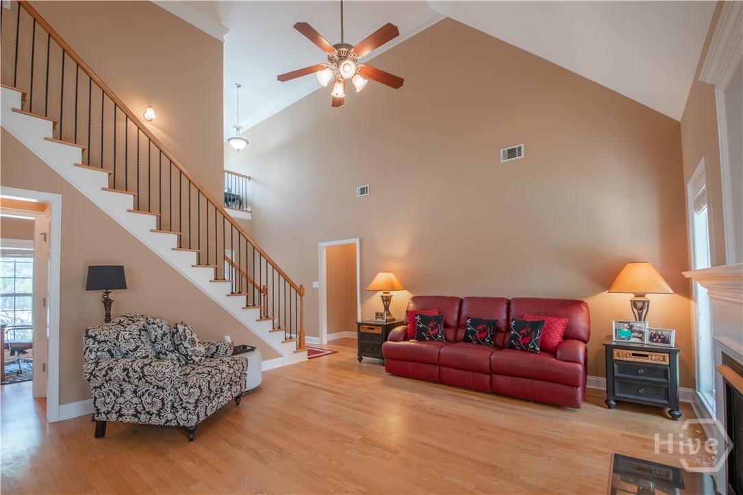 Living Room with View to Dining Room