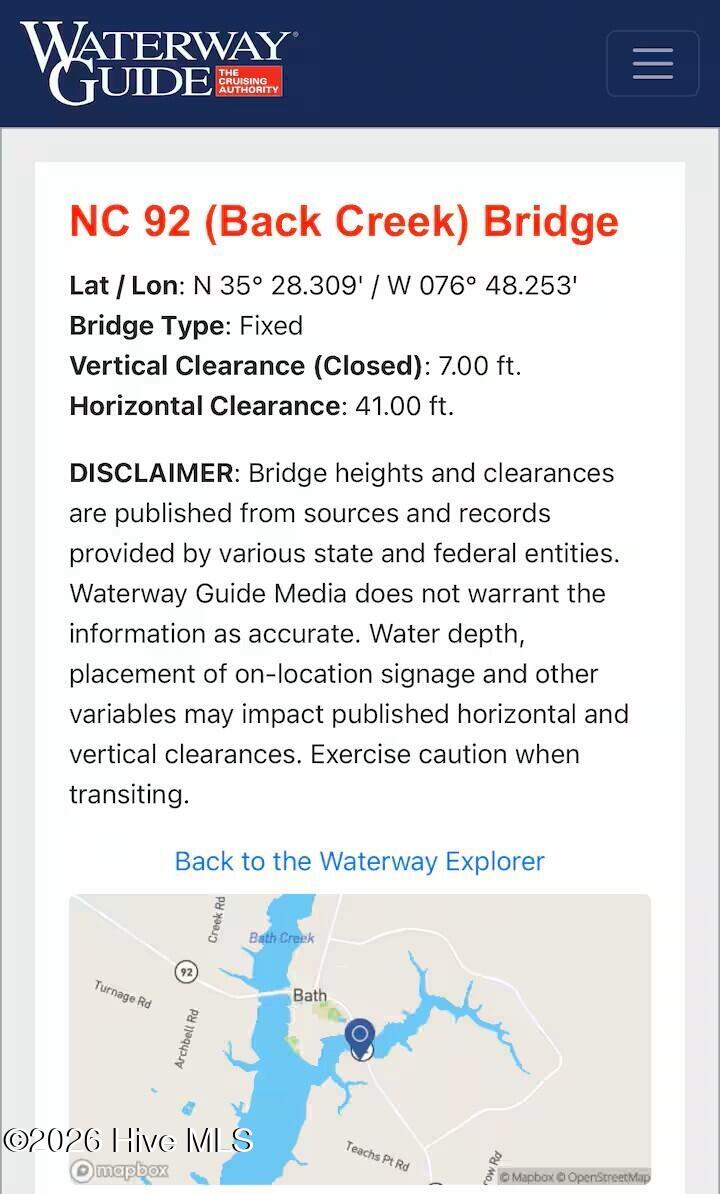 297 Snug Harbor Lane, Bath, NC, 27808