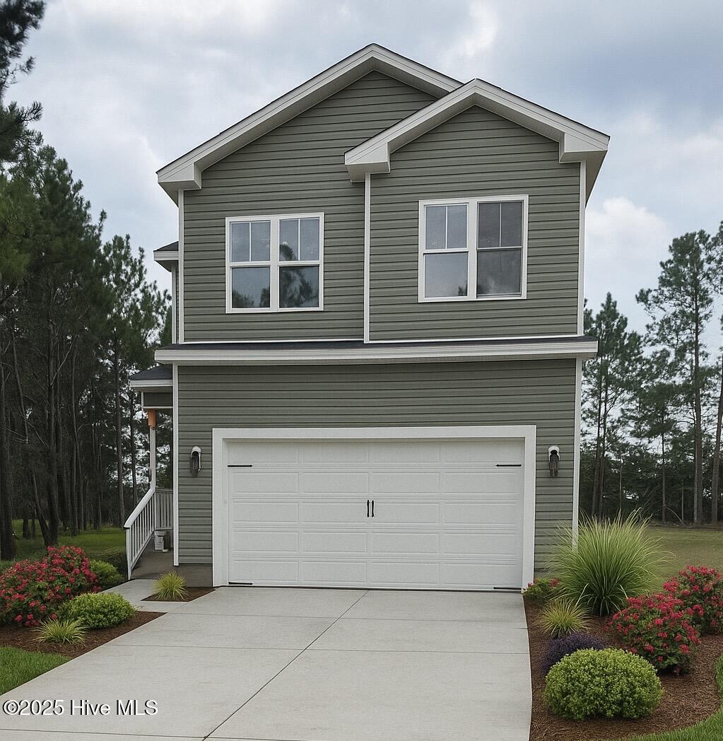 Front of Home *AI Added Landscaping