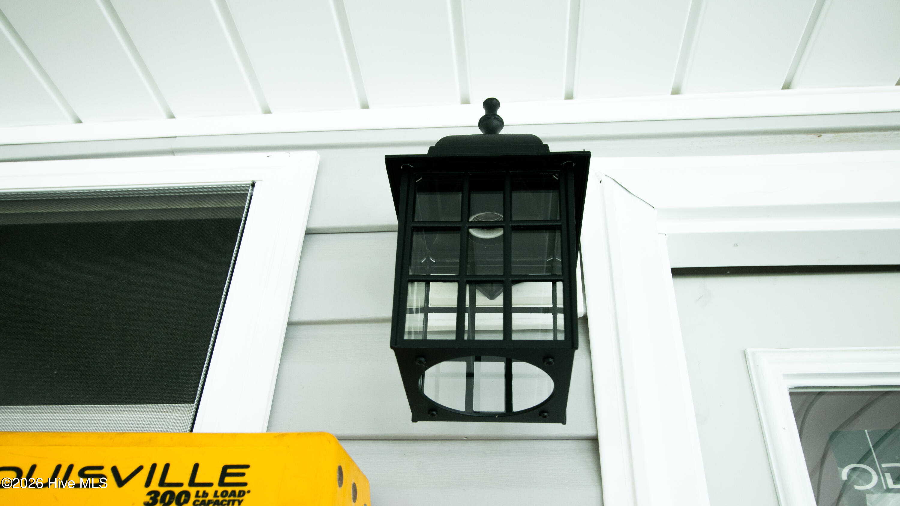 New light fixture back porch