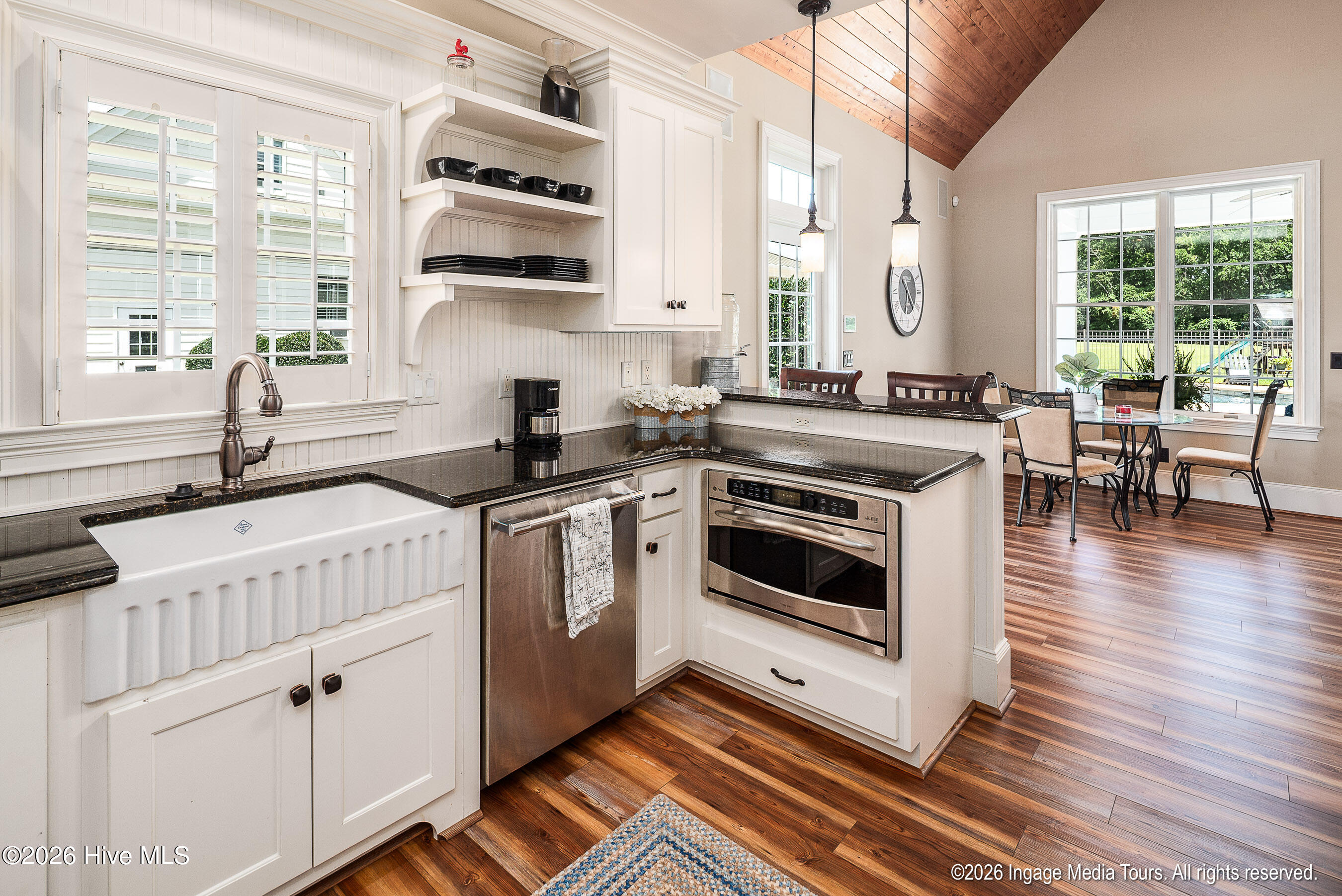 Guest house kitchen.