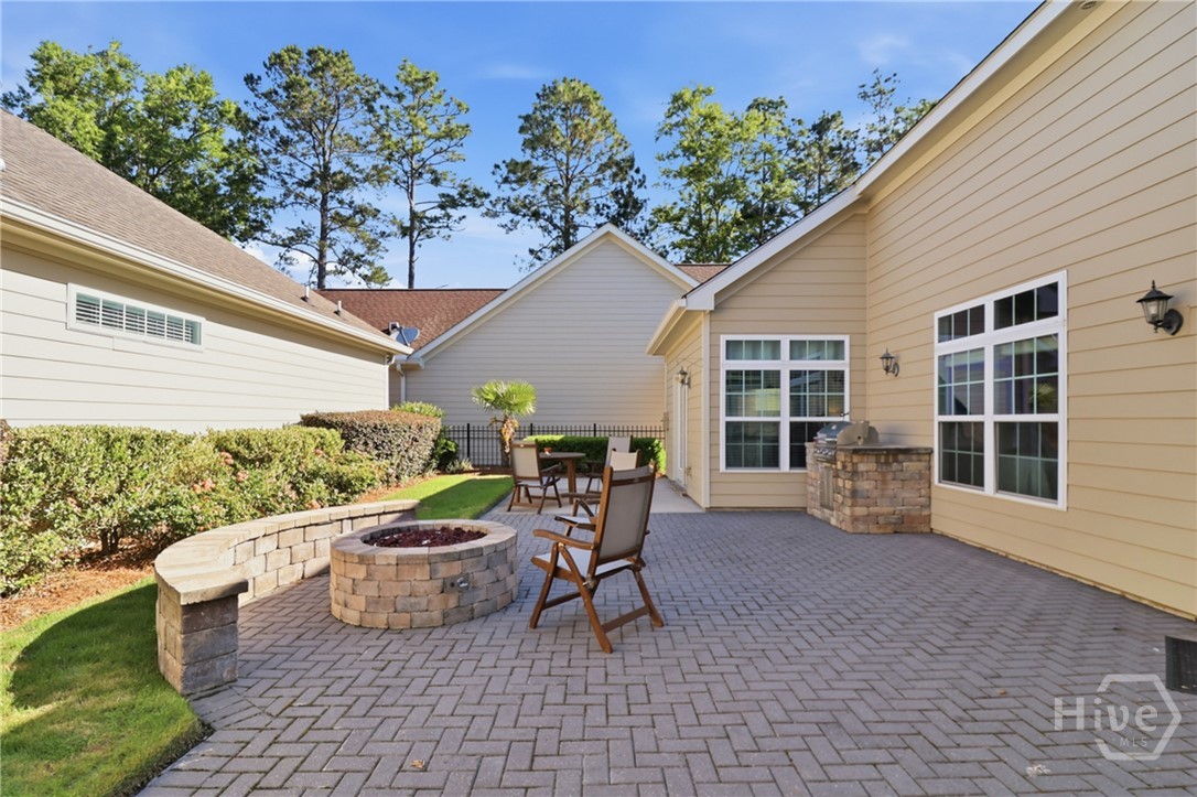 Gas Fire Pit and Gas Grill
