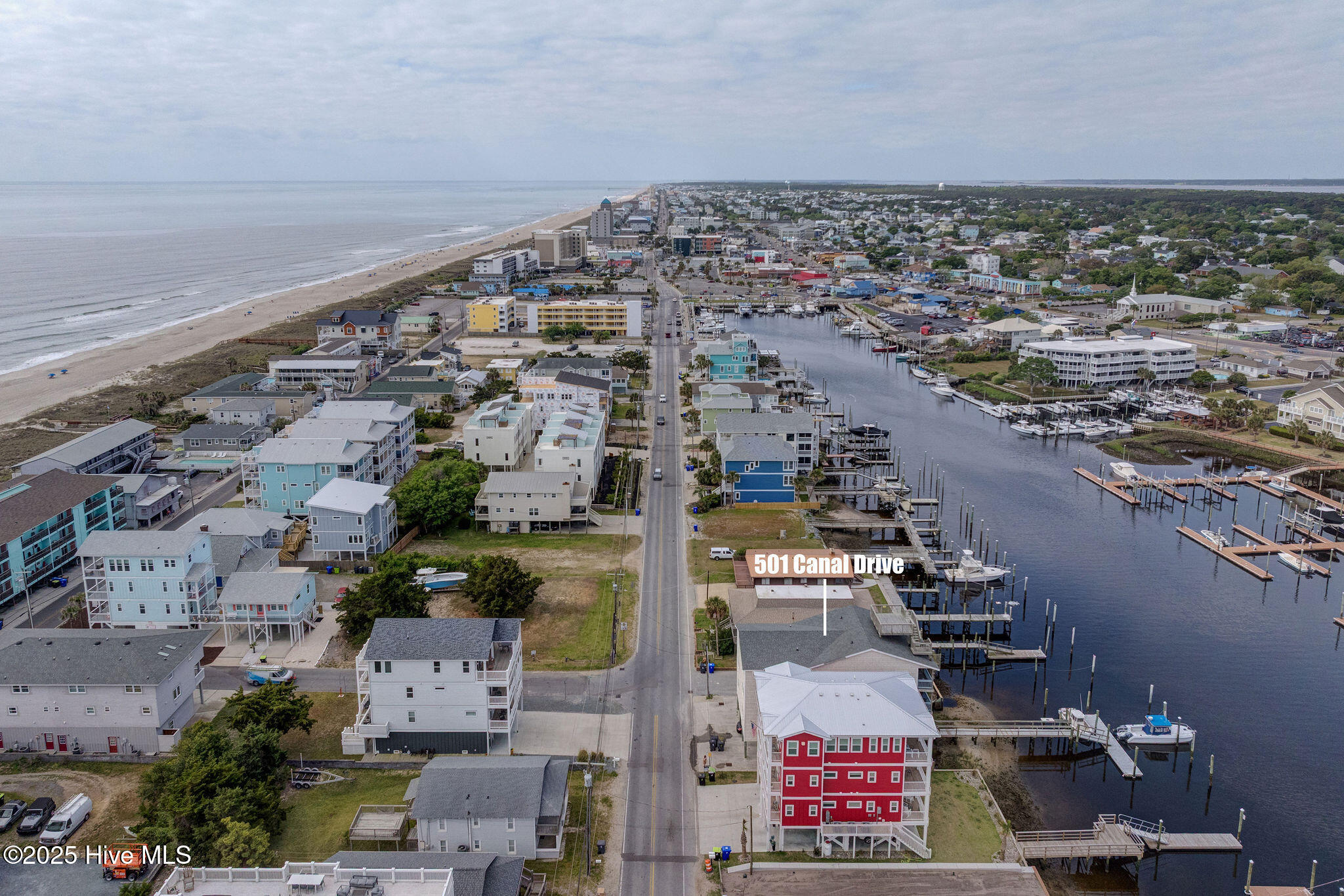 501 Canal Drive Apt A, Carolina Beach, NC 28428 – photo 6: 501CanalDriveDrone-3