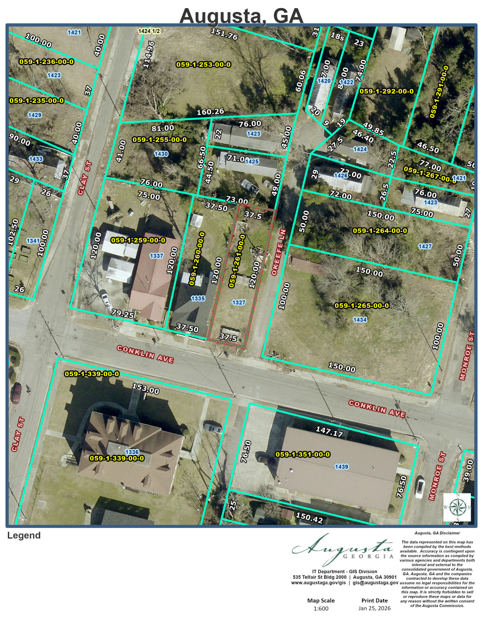 1327 Conklin Avenue, Augusta, GA, 30901