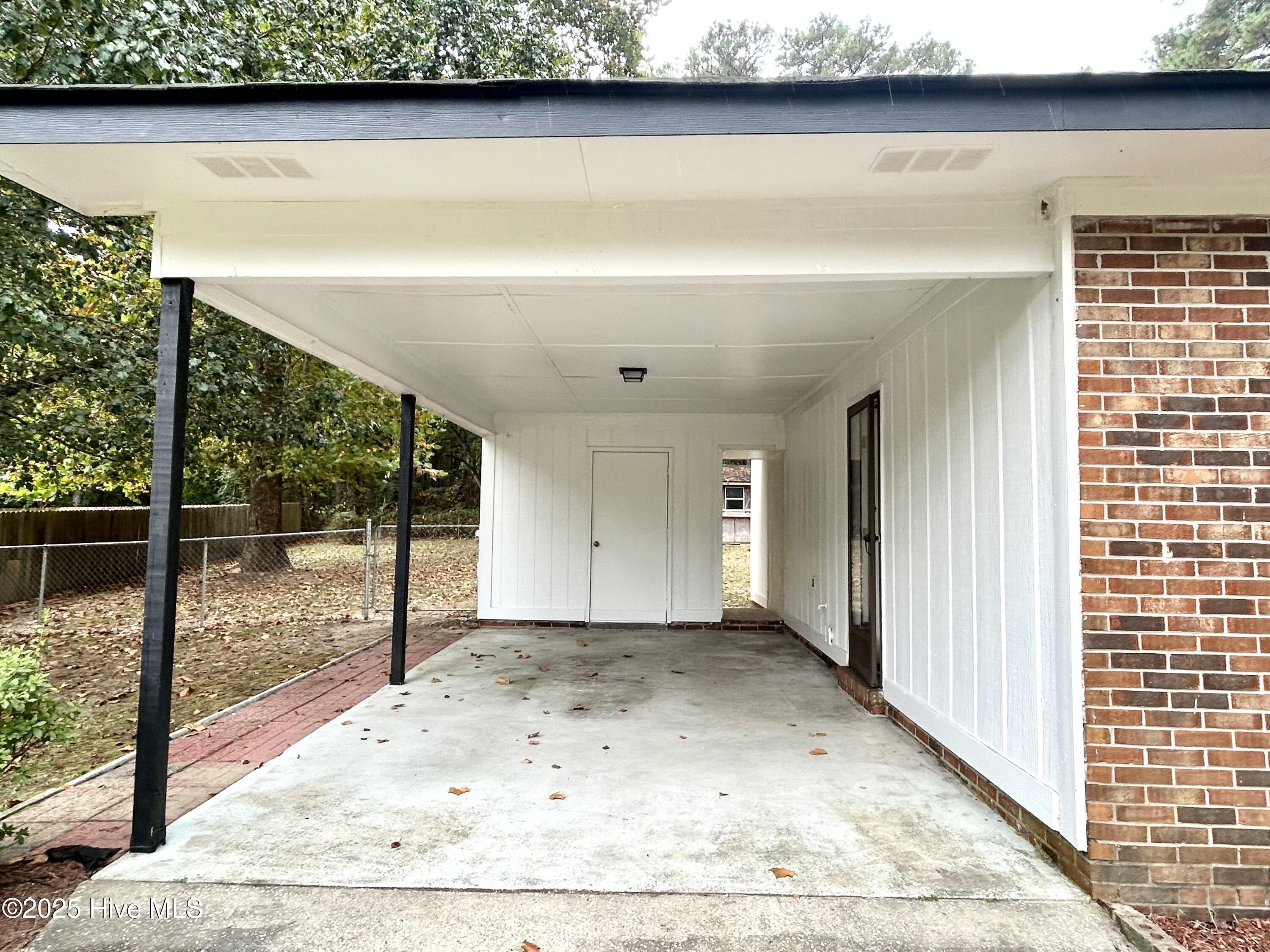 Carport and Utility room