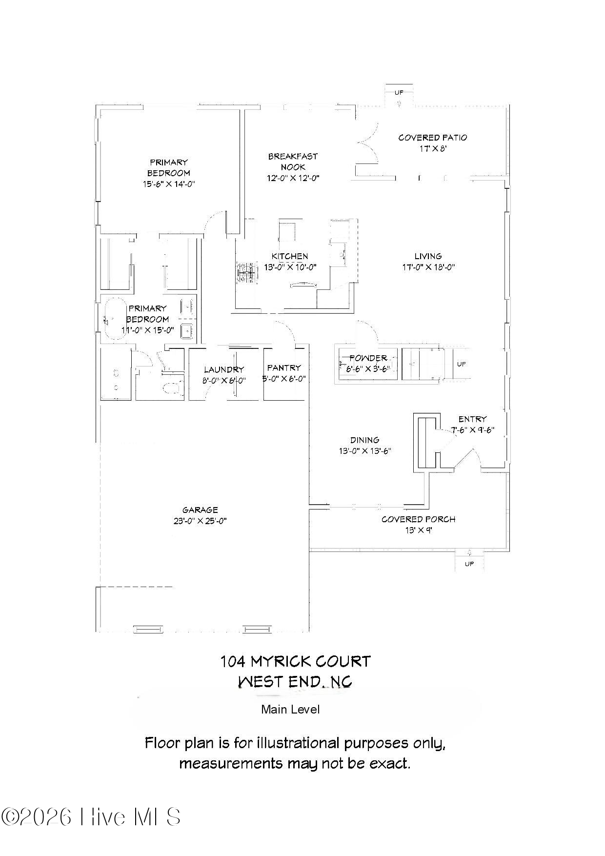 Exterior photo of 104 Myrick Court, West End, NC 27376. MLS: 100607722