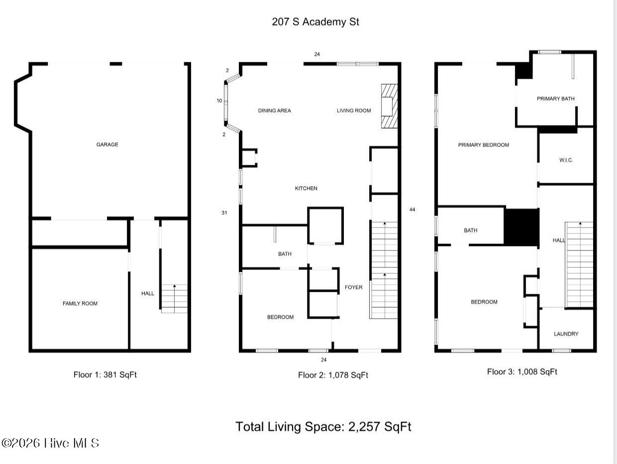 2nd image of 207 S Academy St, Washington, NC 27889 | MLS# 100555656