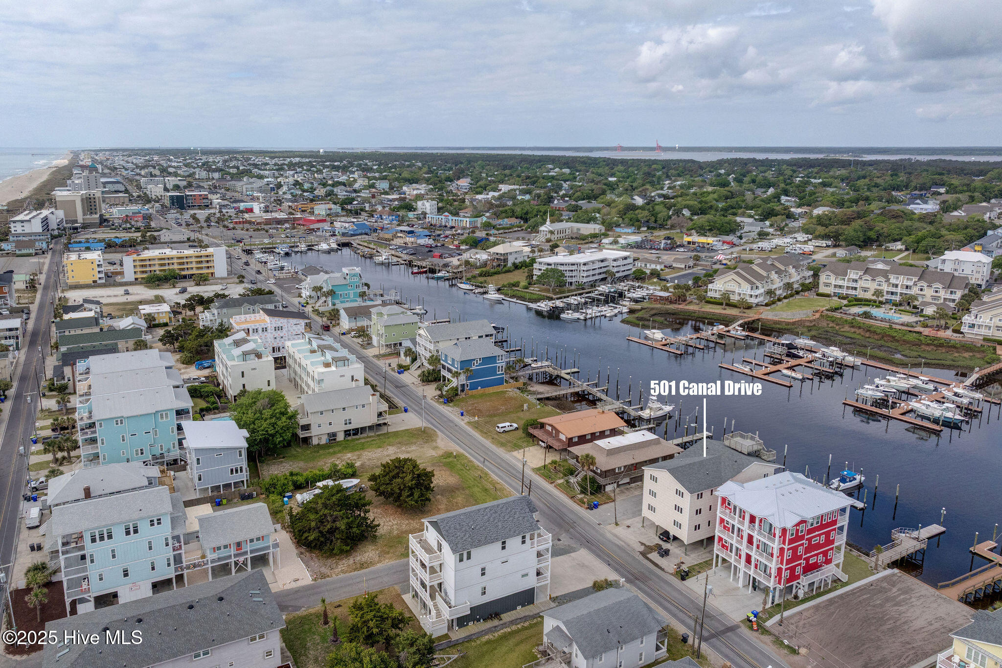 501 Canal Drive Apt A, Carolina Beach, NC 28428 – photo 4: 501CanalDriveDrone-2
