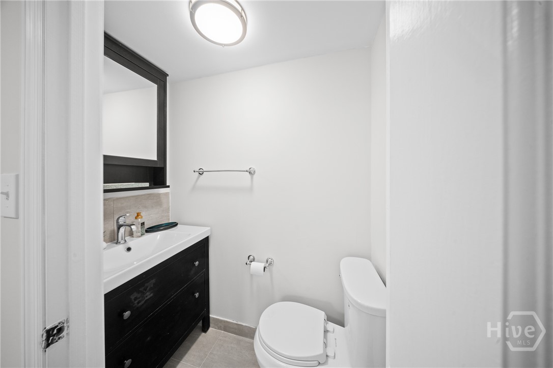Half Bath in back bedroom
