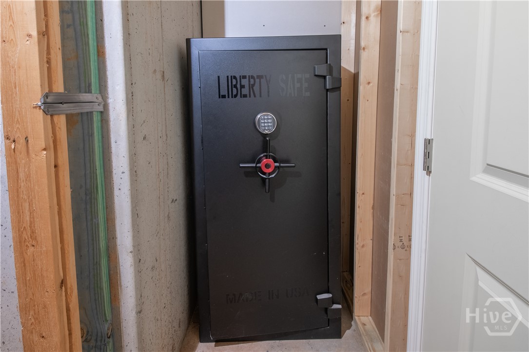 Liberty Safe Located in Basement