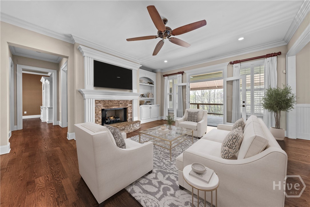 Virtually Staged Living Room
