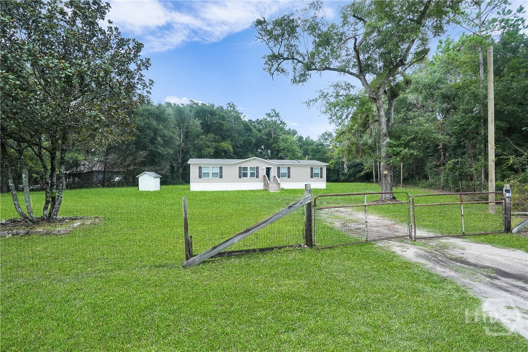 Front of home with gate