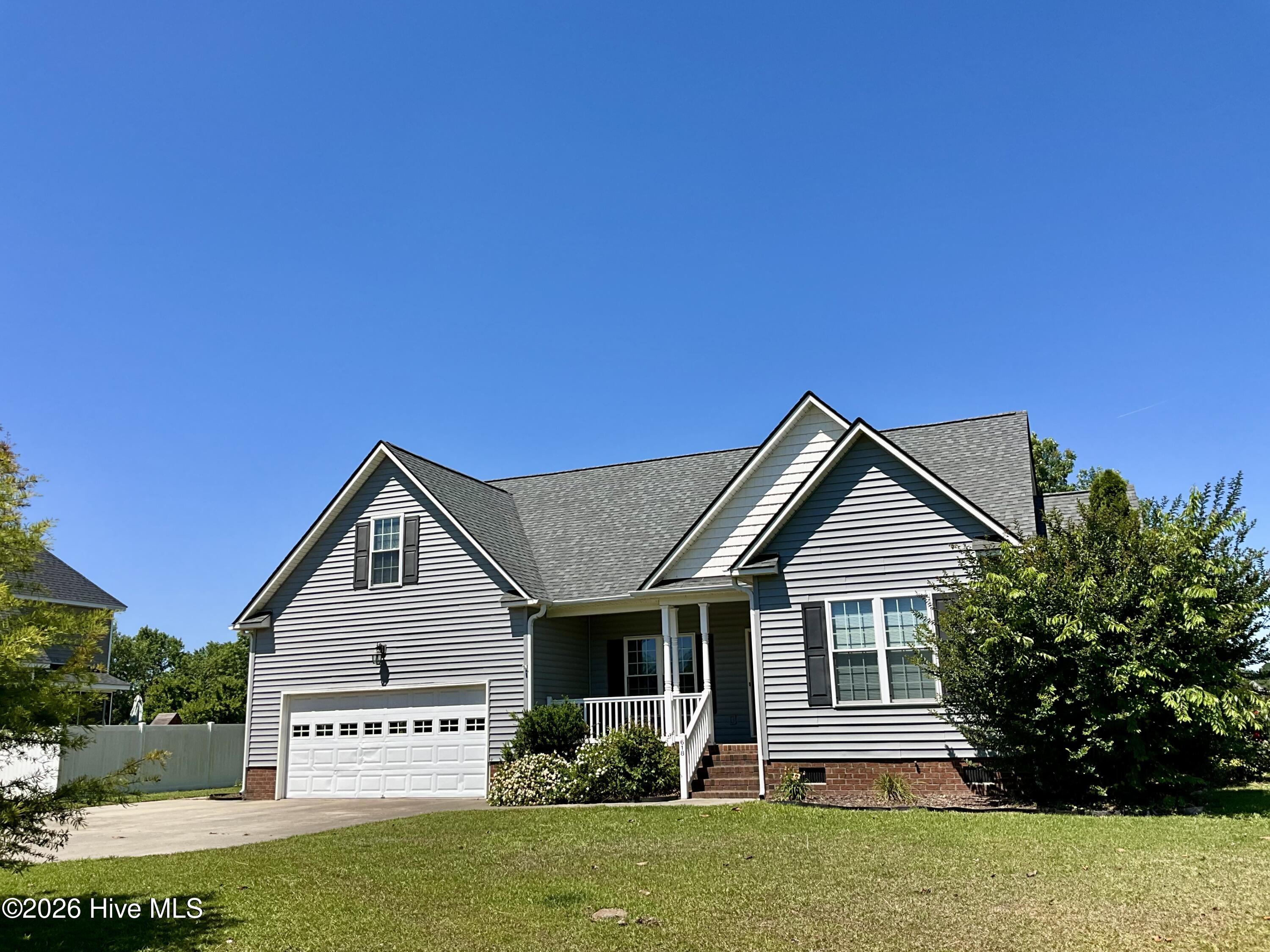 Exterior photo of 618 Broadmoor Court, Grimesland, NC 27837. MLS: 100579084