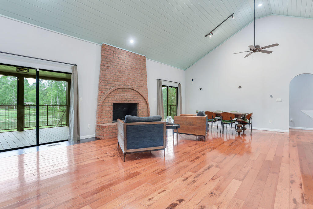 living room fireplace