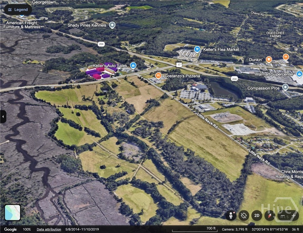 Google Earth – location reference only