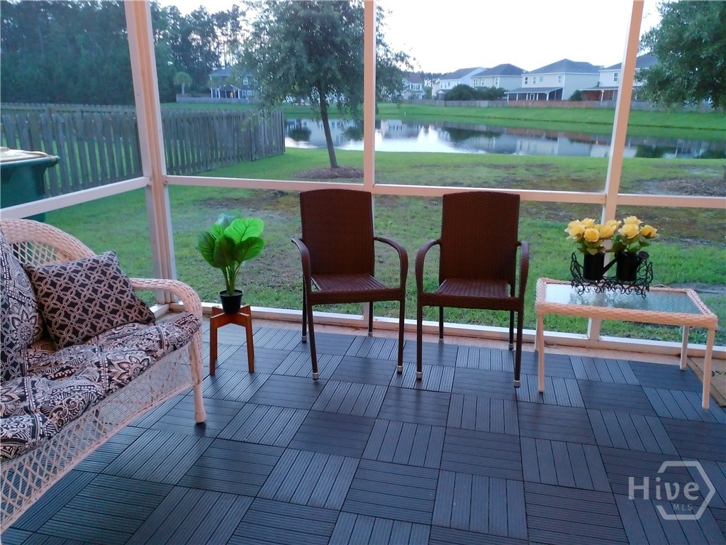 View from Back Covered Porch
