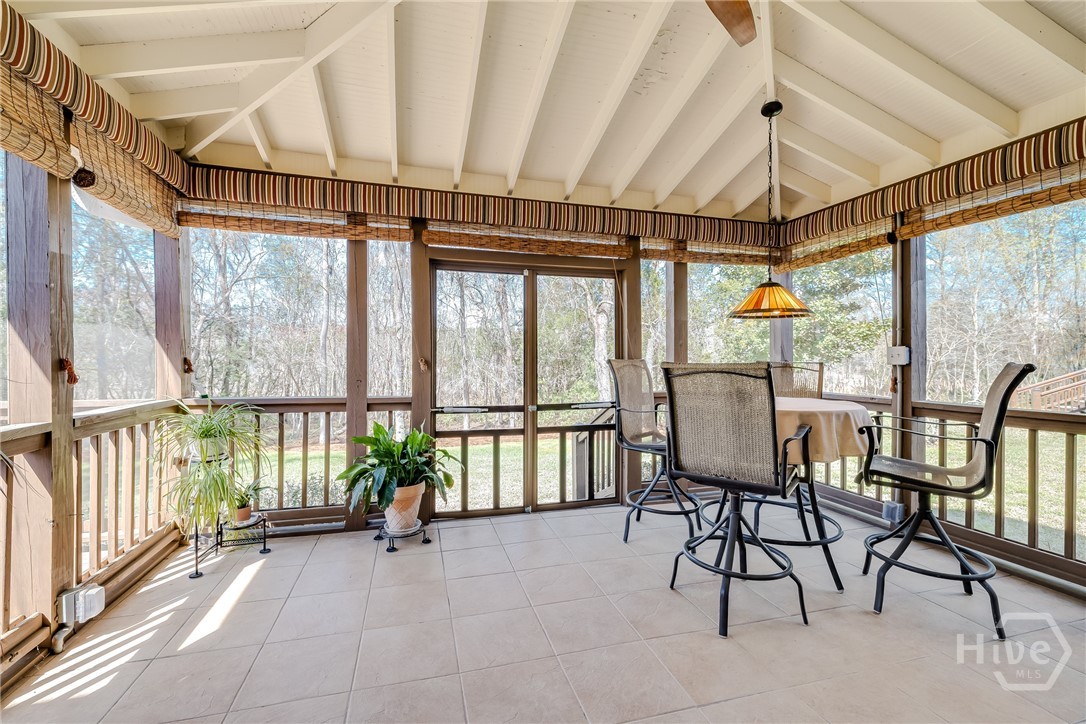 Large screened in porch