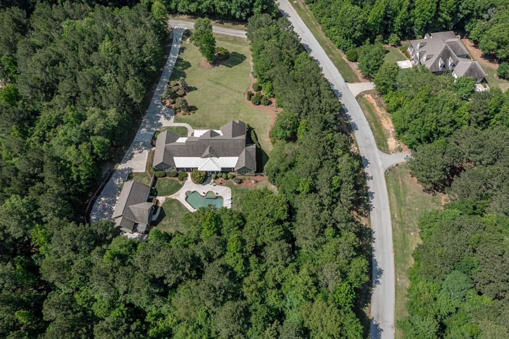 Aerial View of Property from rear