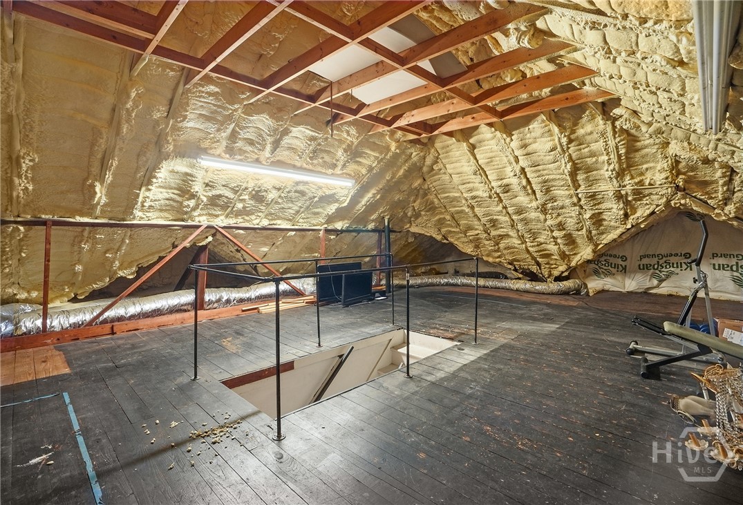 Walk up attic