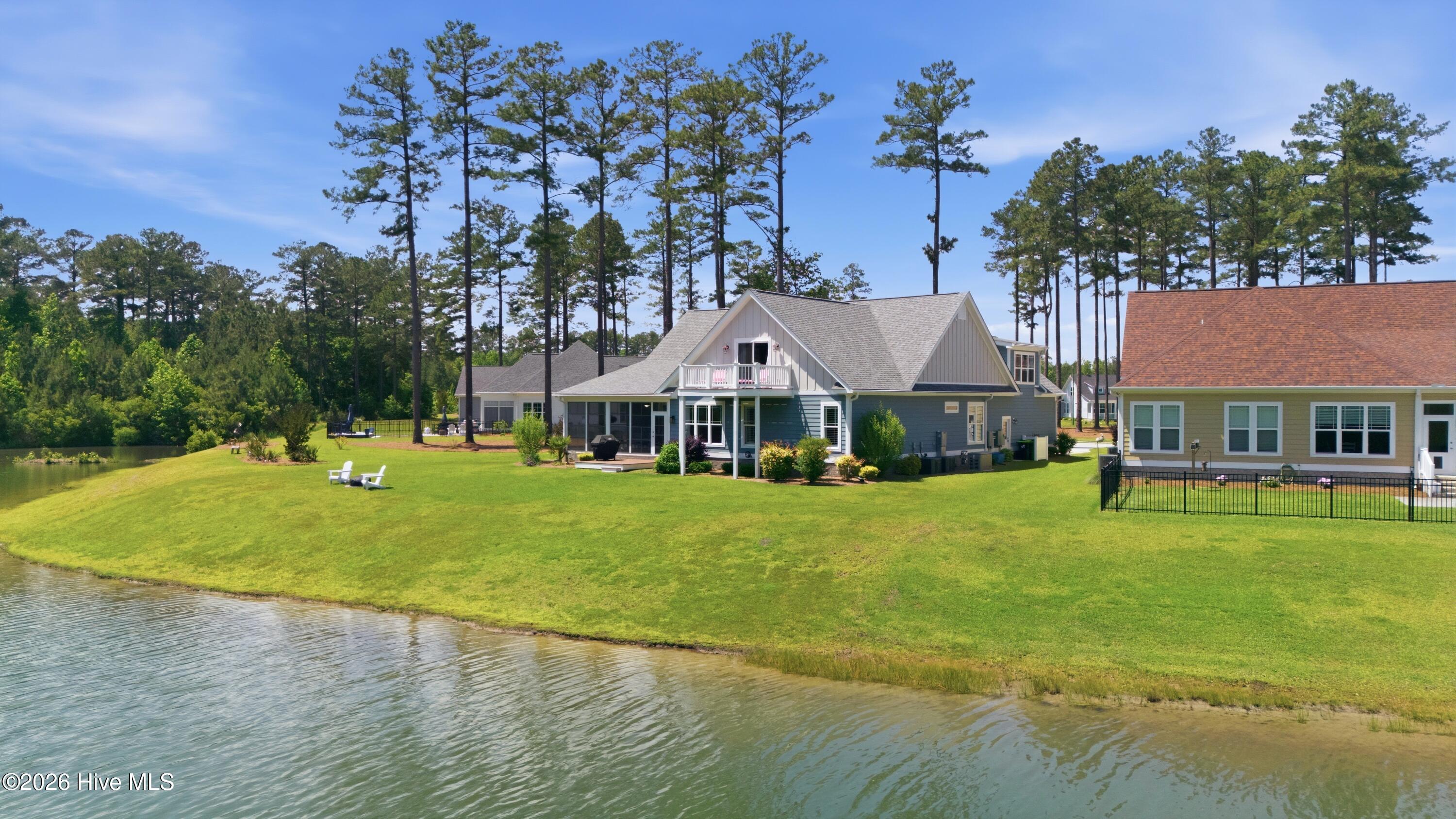 back of house side view from lake