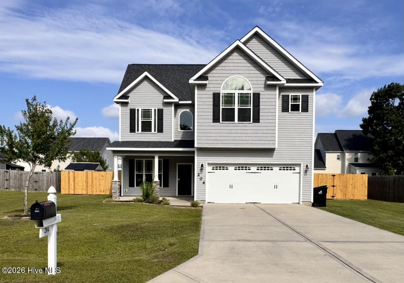 Exterior photo of 204 Dairyfarm Road, Jacksonville, NC 28546. MLS: 100583664