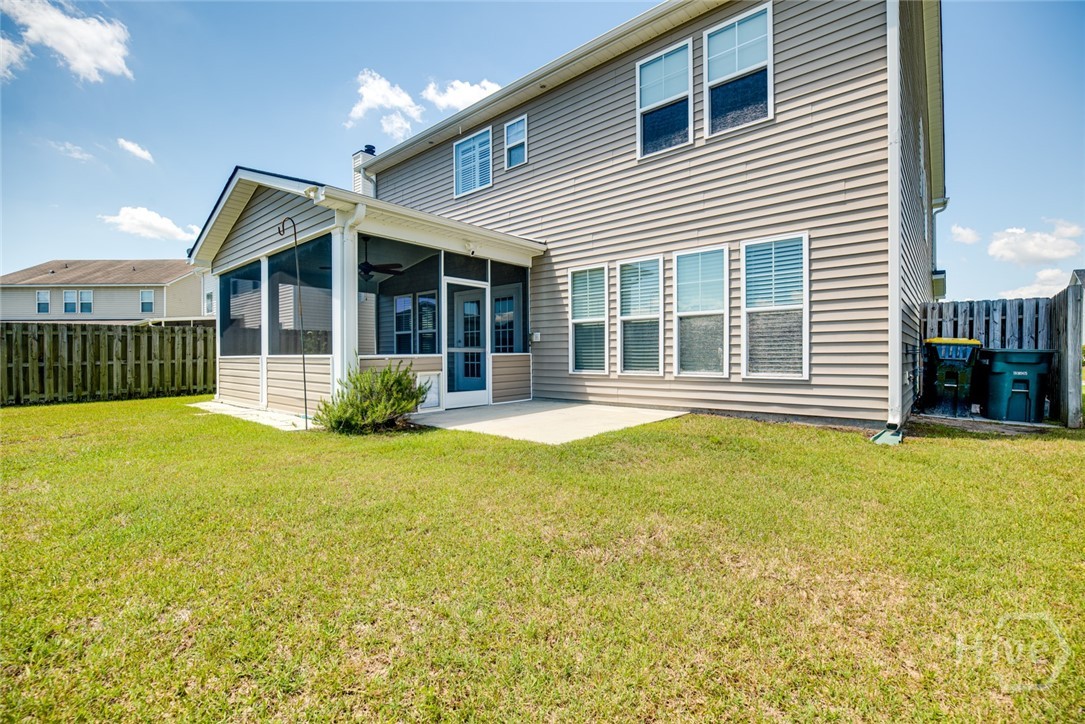 Extended patio - perfect for grilling or sunbathing