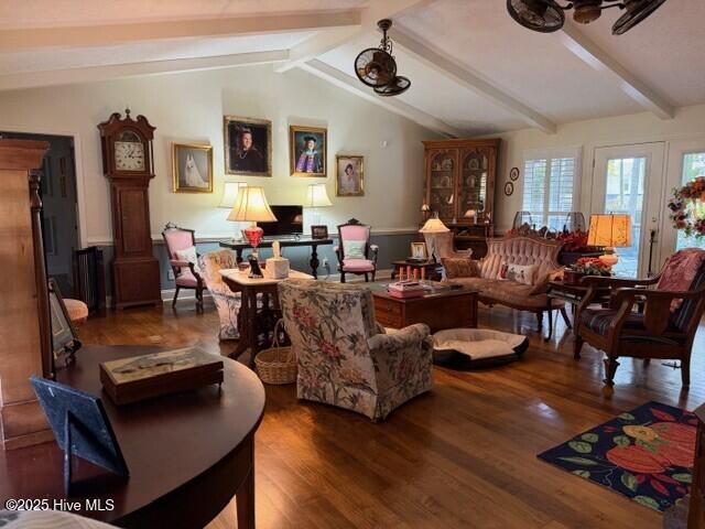 Family room from dining