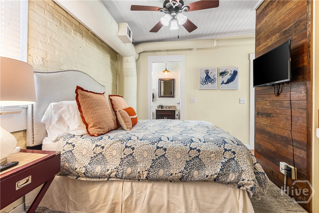 Upstairs is the bedroom.