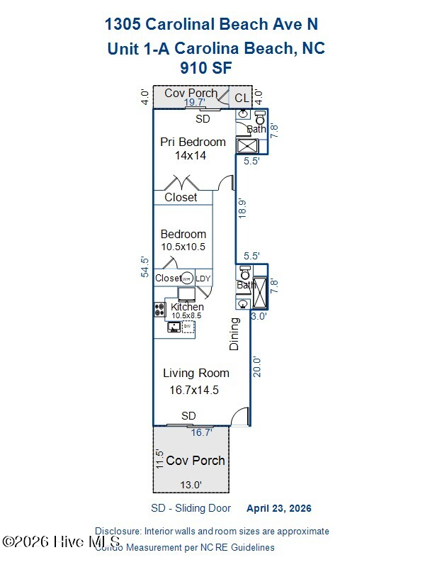 Condo For Sale - 1305 Carolina Beach Avenue #APT 1A<br/> Carolina Beach, NC 28428