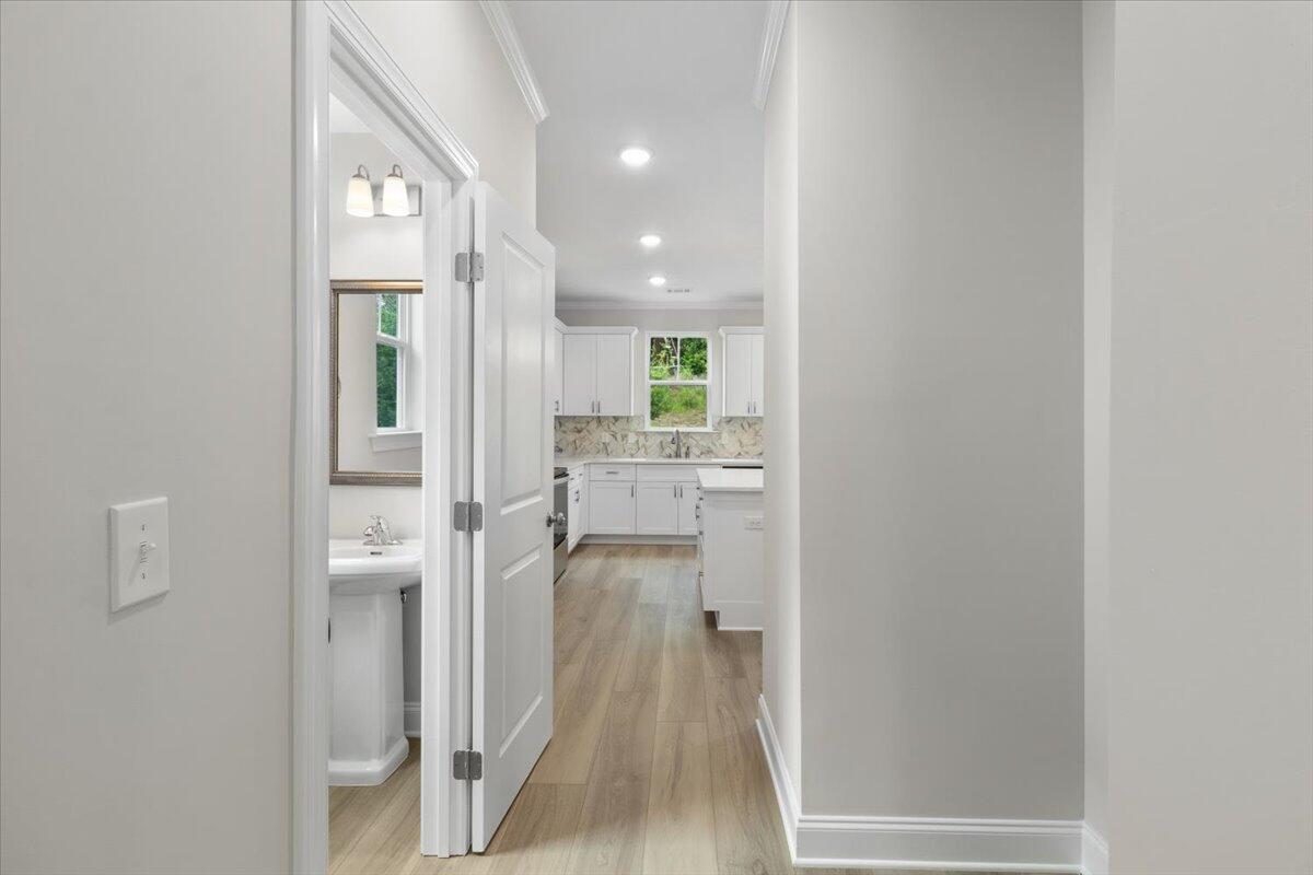 08-Powder Room to Kitchen