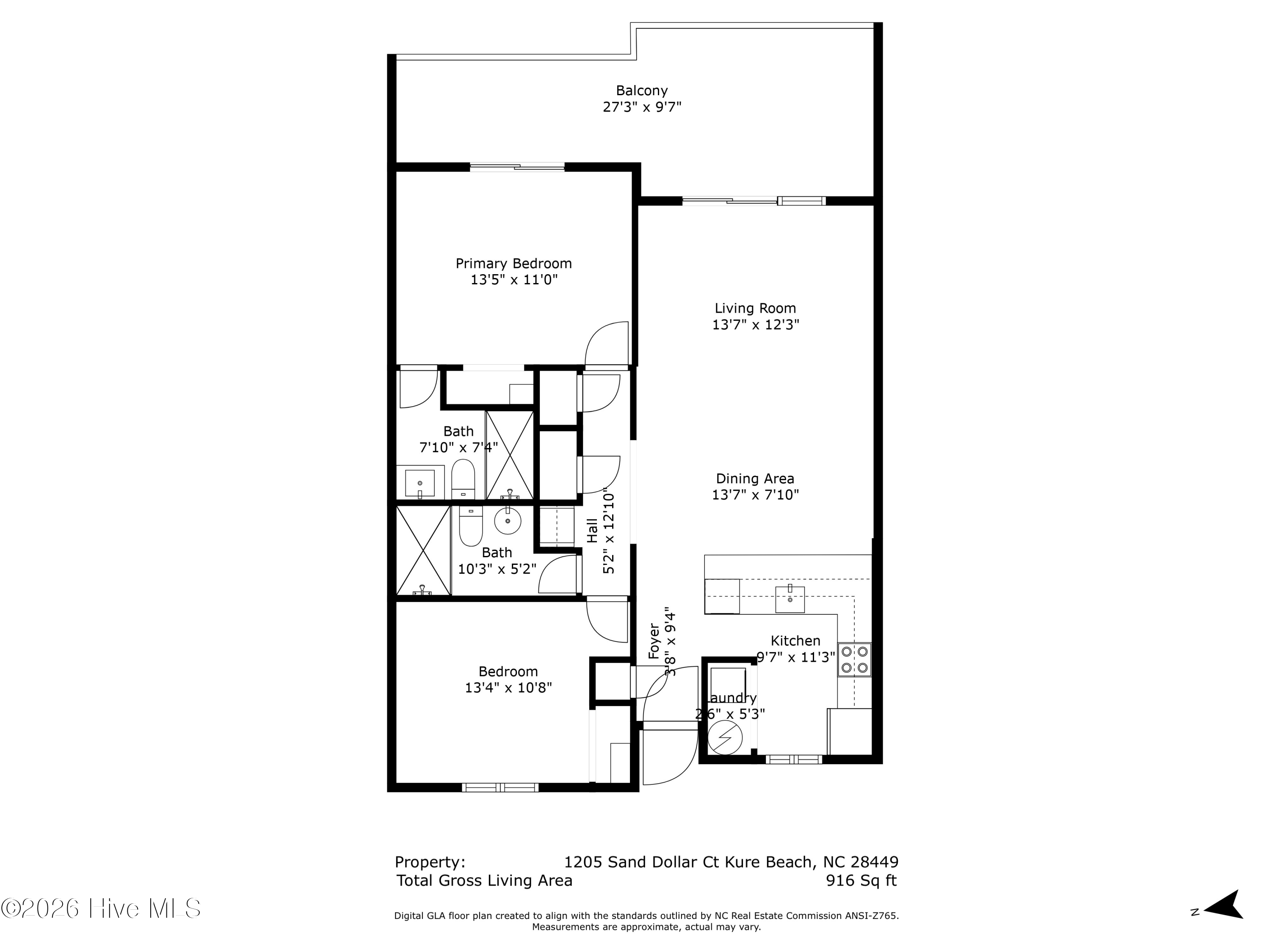 Condo For Sale - 1205 Sand Dollar Court<br/> Kure Beach, NC 28449