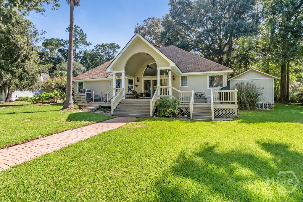 Backyard-Covered Porch