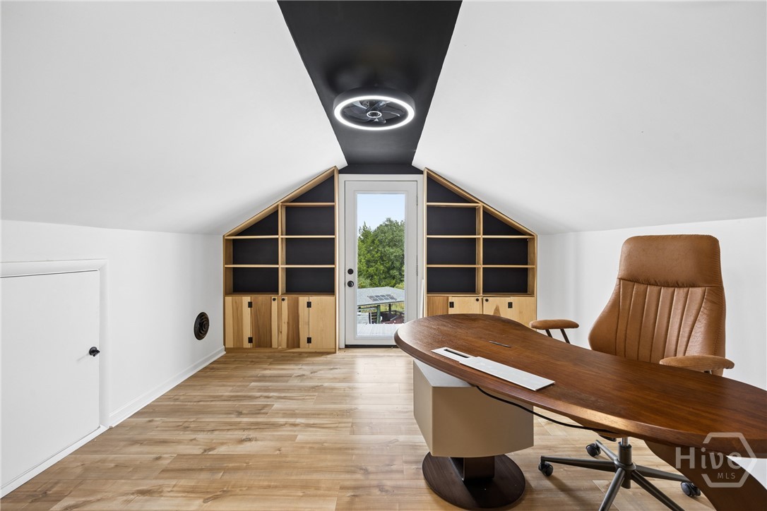 With privacy in mind, the upstairs loft/den is the perfect space to find some peace and quiet.