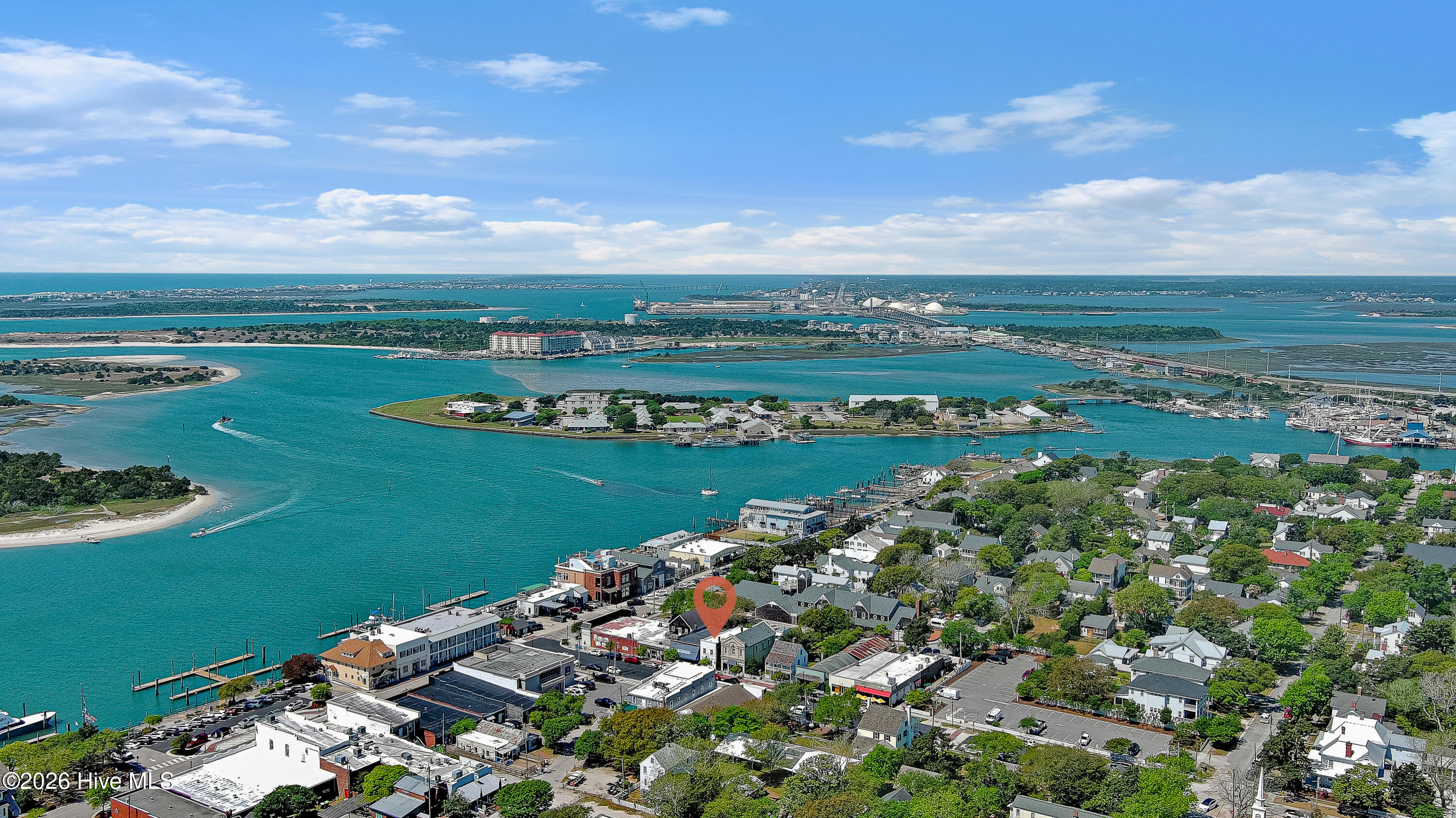 Aerial shot w/ Taylors Creek views