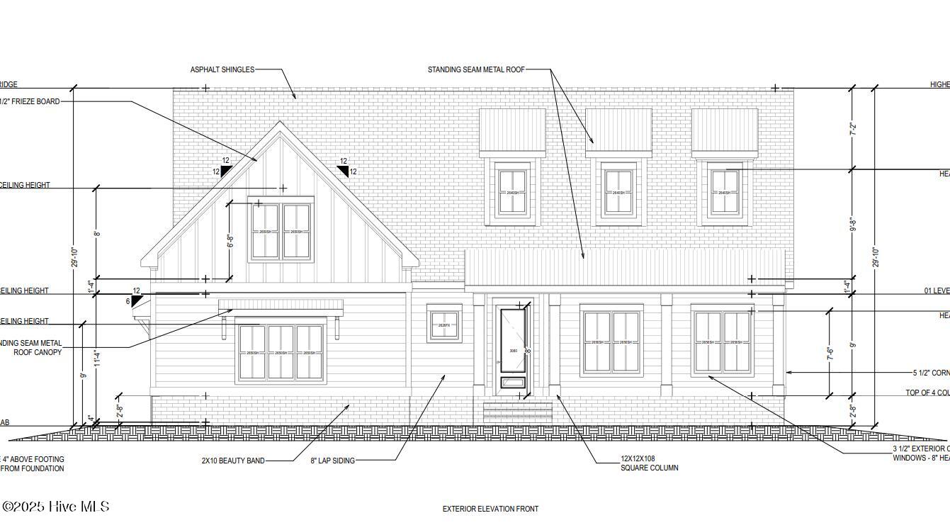 Front Elevation for MLS