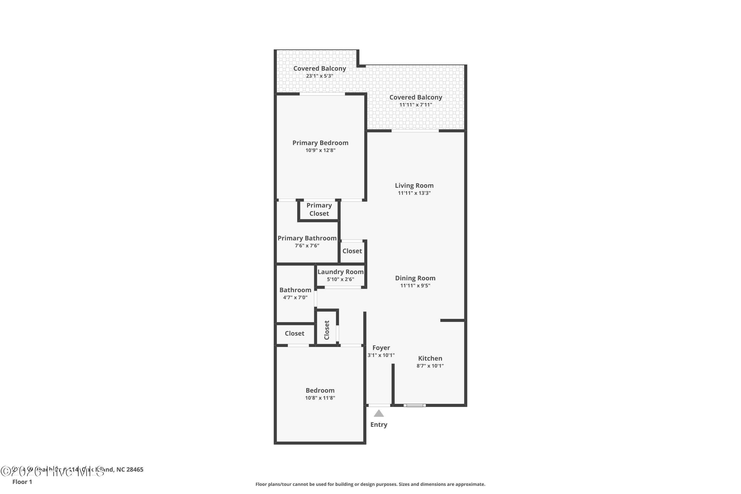 Exterior photo of 2714 W Beach Drive # 114, Oak Island, NC 28465. MLS: 100598312