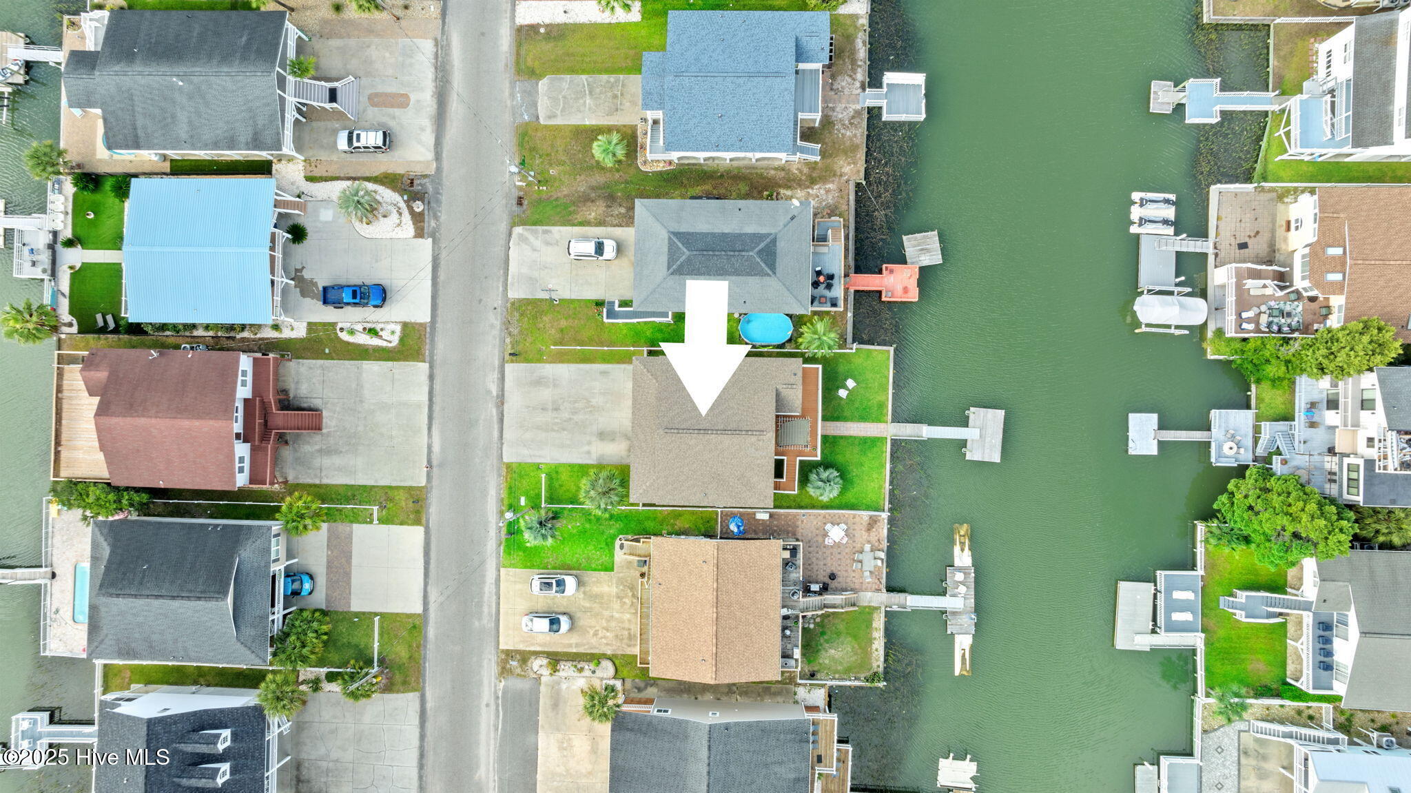 Rear yard with 