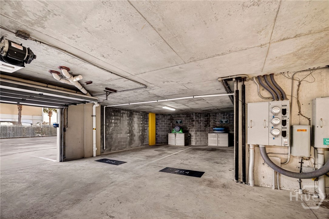 designated parking in garage
