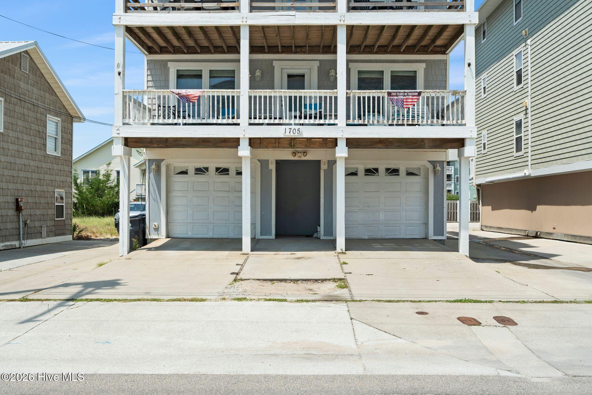 Exterior photo of 1705 Carolina Beach Avenue N Unit B, Carolina Beach, NC 28428. MLS: 100596802