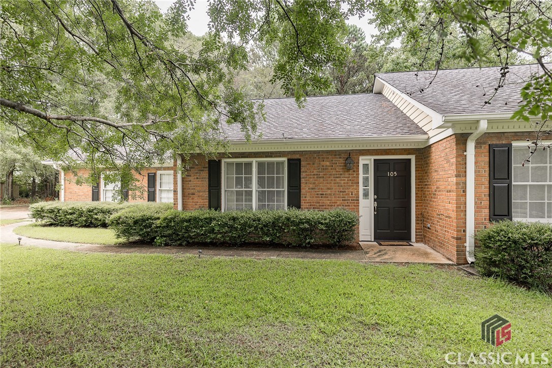 Welcome to 105 Friendship Place, situated just steps away from the Firefly Trail and the charming downtown Winterville area! This lovely 2 bedroom, 2 bath brick attached home is so perfectly cozy, with all the amenities you need for comfortable living, an attached garage, plus a great spacious fenced in yard.As you enter the home, you'll be greeted by a warm and inviting living area, plenty of windows for natural light, and ample space for relaxing or entertaining. Through the formal dining room you’ll find the kitchen featuring plenty of counter and cabinet space and a breakfast area.Both bedrooms are spacious and comfortable, with carpeting and plenty of closet space. You'll love the convenience of having two full bathrooms, one of which is en-suite to the primary bedroom.Outside, you'll find a private patio area, perfect for enjoying your morning coffee or hosting a summer BBQ. With its prime location in Winterville, you'll have easy access to all the shopping, dining, and entertainment that this charming town has to offer.