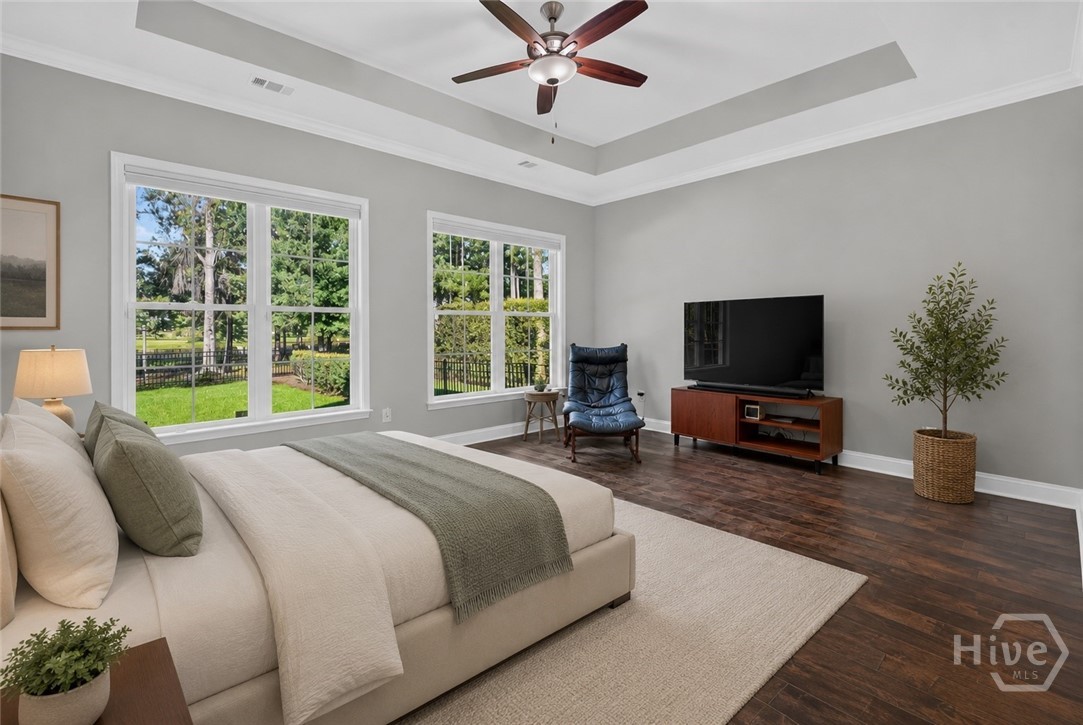 Primary Suite has been virtually staged